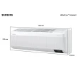 Ar Condicionado Split Inverter Samsung WindFree Connect 12000 BTUs Quente e Frio 220V AR12BSEAAWKXAZ